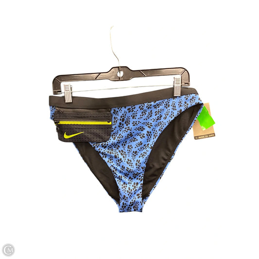 Swimsuit Bottom By Nike Apparel In Black & Blue, Size: L