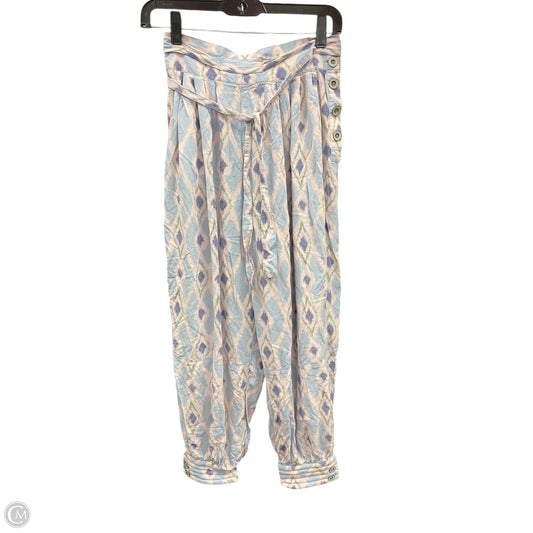 Pants Other By Anthropologie In Blue & Pink, Size: 0