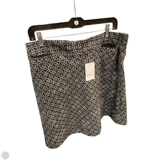 Skort By Croft And Barrow In Black & White, Size: L