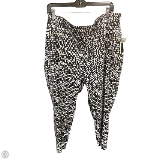 Pants Cropped By Premise In Polkadot Pattern, Size: 3x