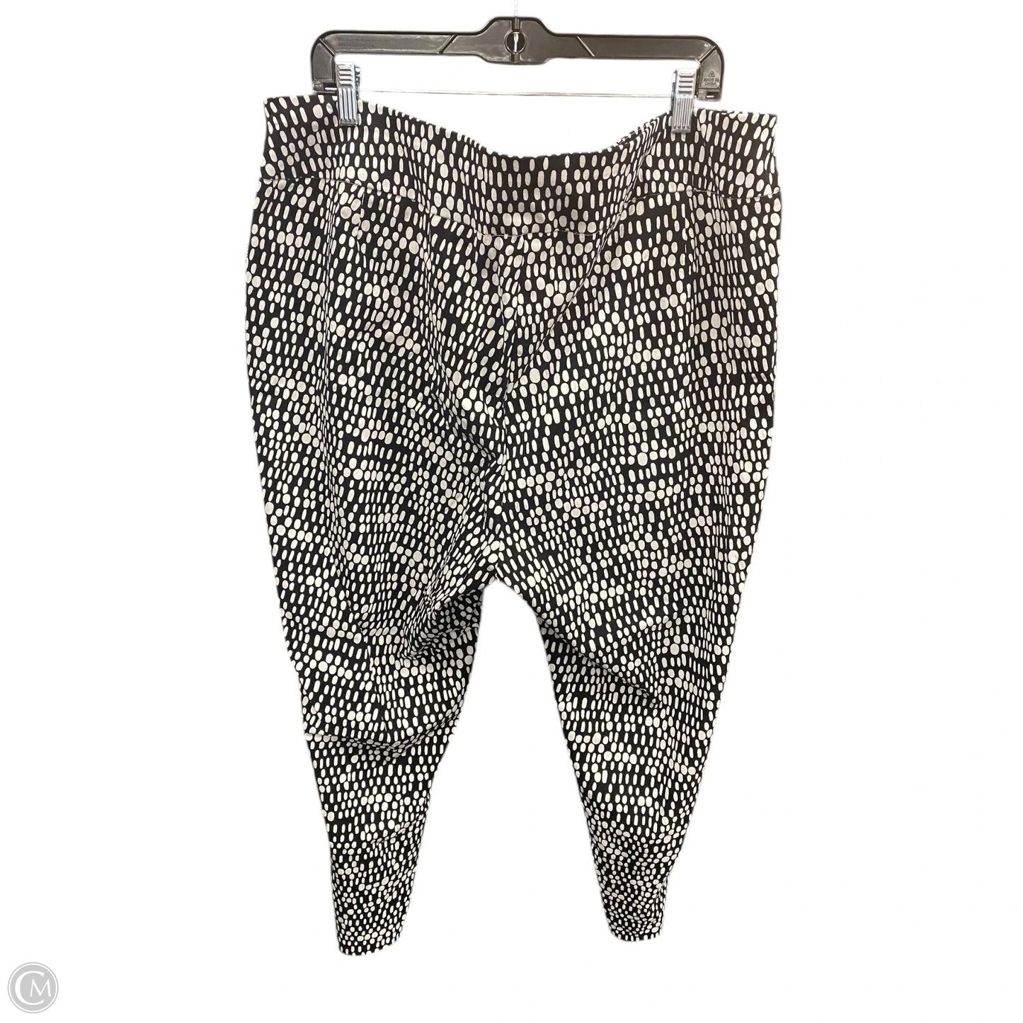 Pants Cropped By Premise In Polkadot Pattern, Size: 3x