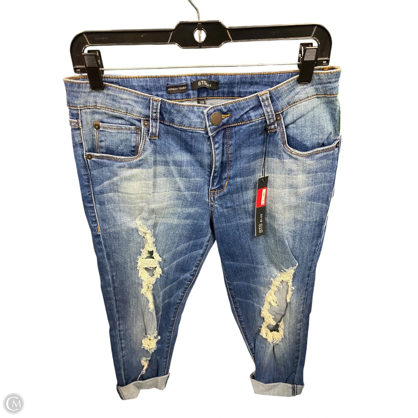 Jeans Boyfriend By Sts Blue In Blue Denim, Size: 6