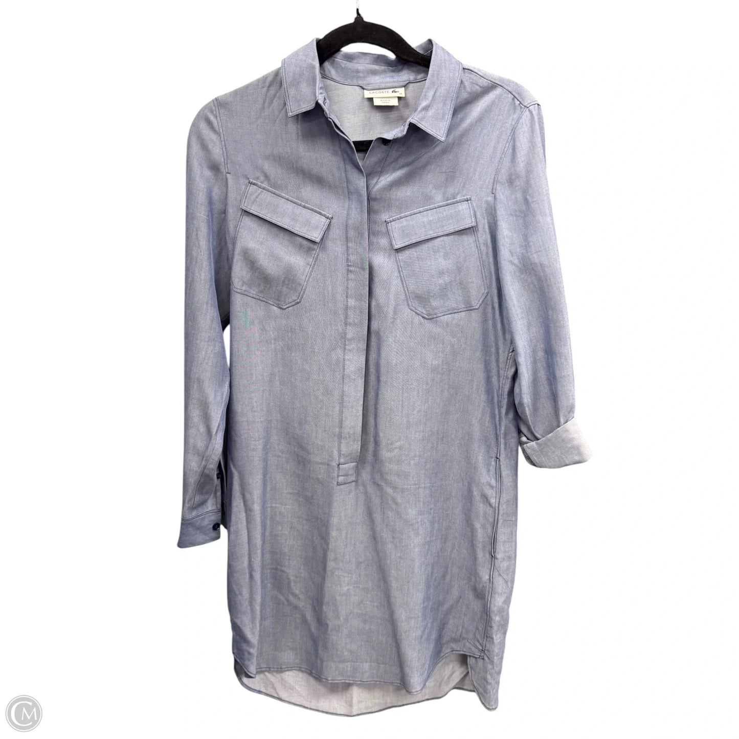 Dress Casual Short By Lacoste In Blue, Size: L