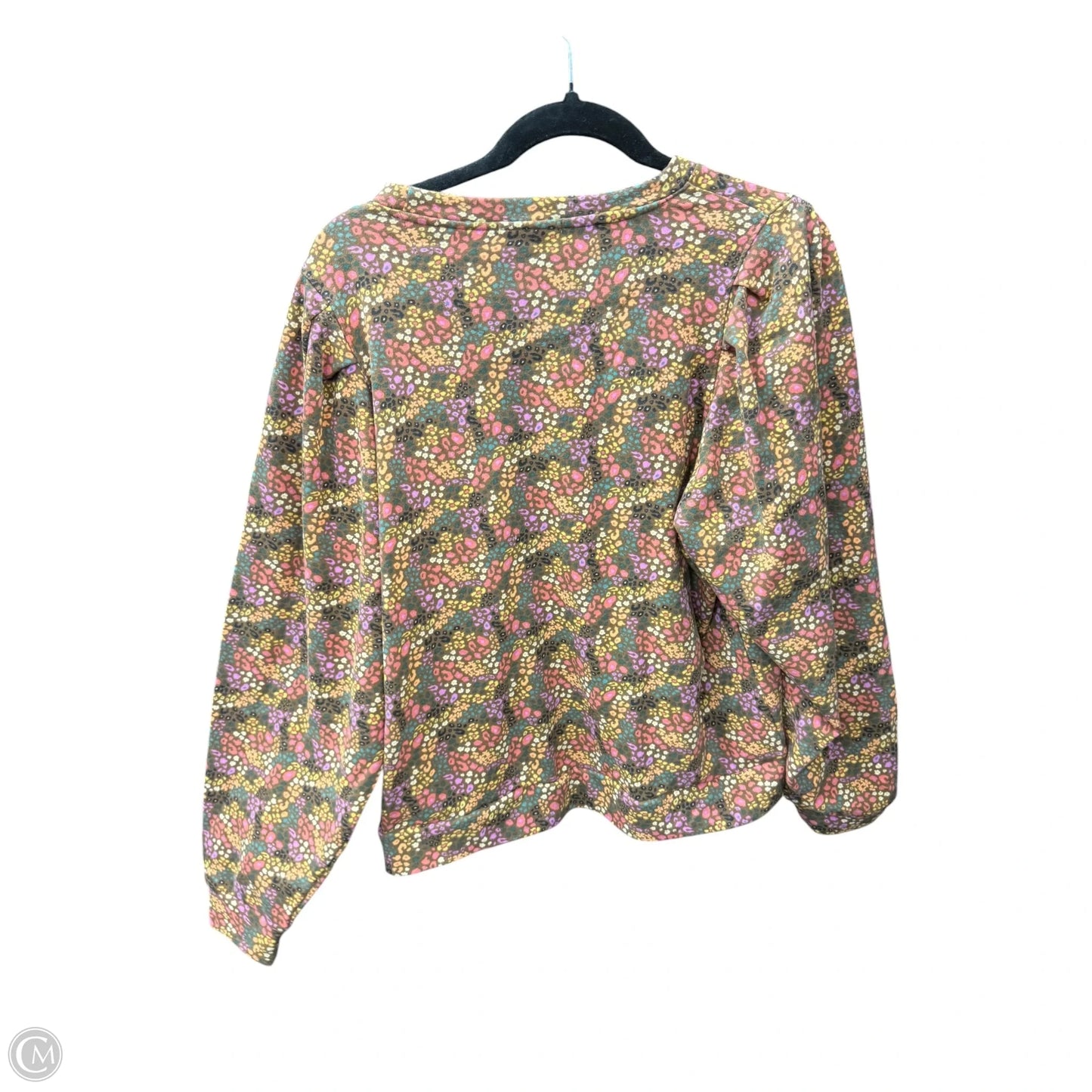 Top Long Sleeve By Marine Layer In Floral Print, Size: L