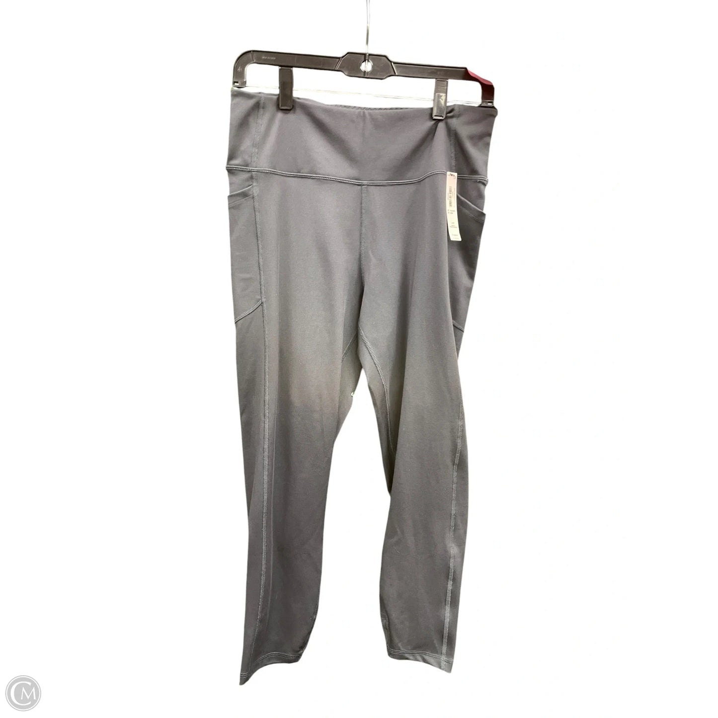 Athletic Leggings Capris By Victorias Secret In Grey, Size: L