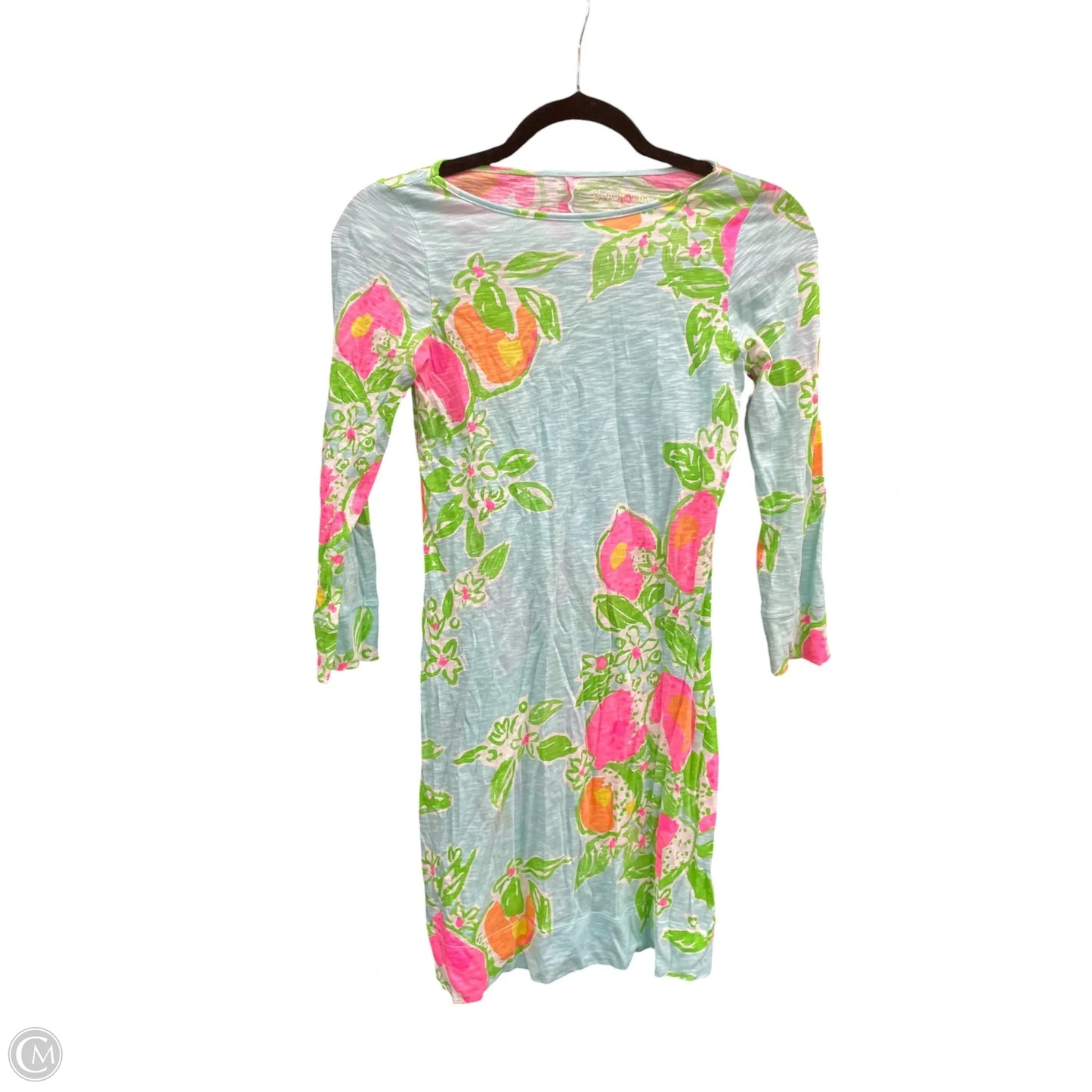 Dress Designer By Lilly Pulitzer In Blue & Pink, Size: Xs