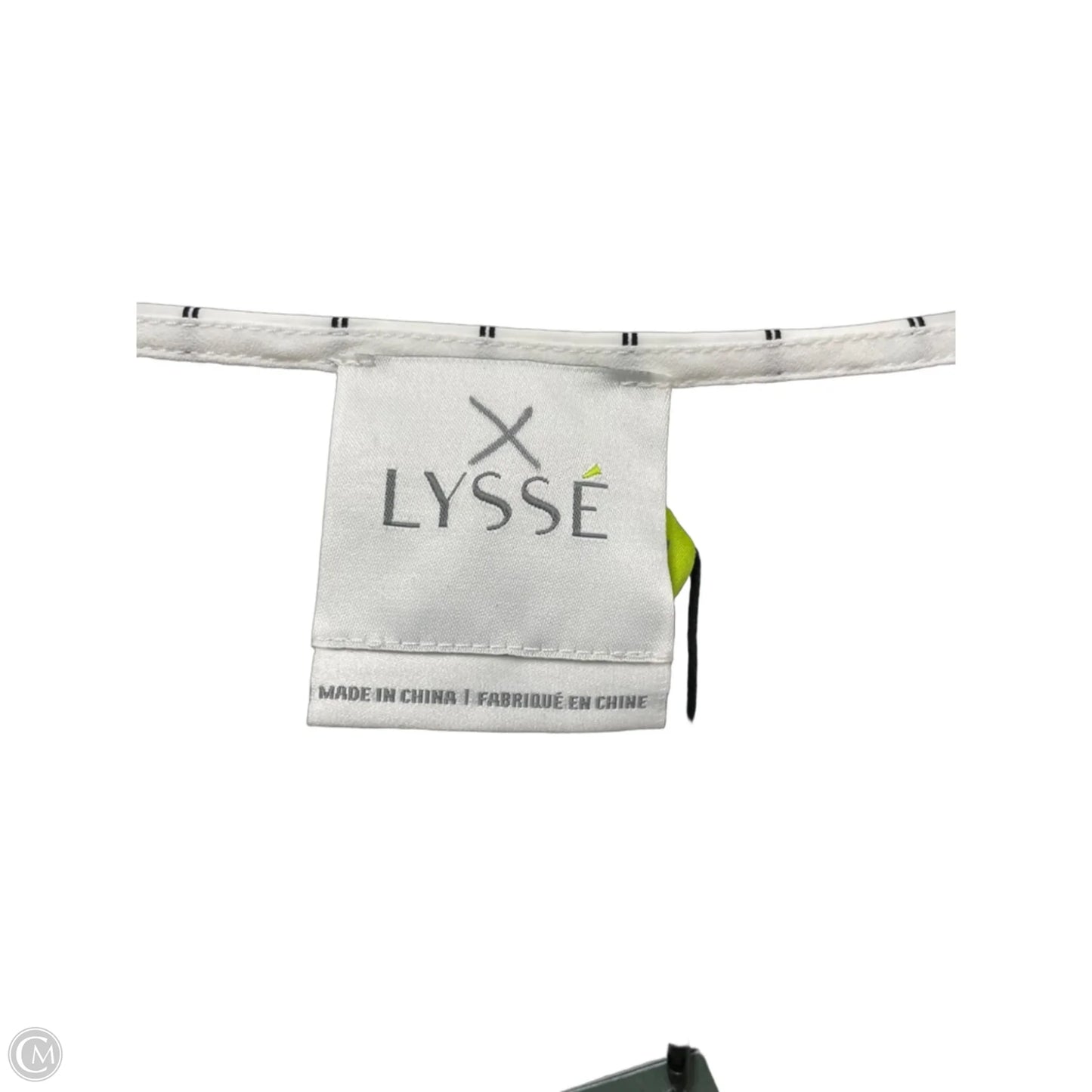 Blouse Sleeveless By Lysse In Striped Pattern, Size: L