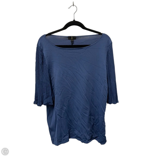 Top Short Sleeve By Carlisle In Navy, Size: Xl