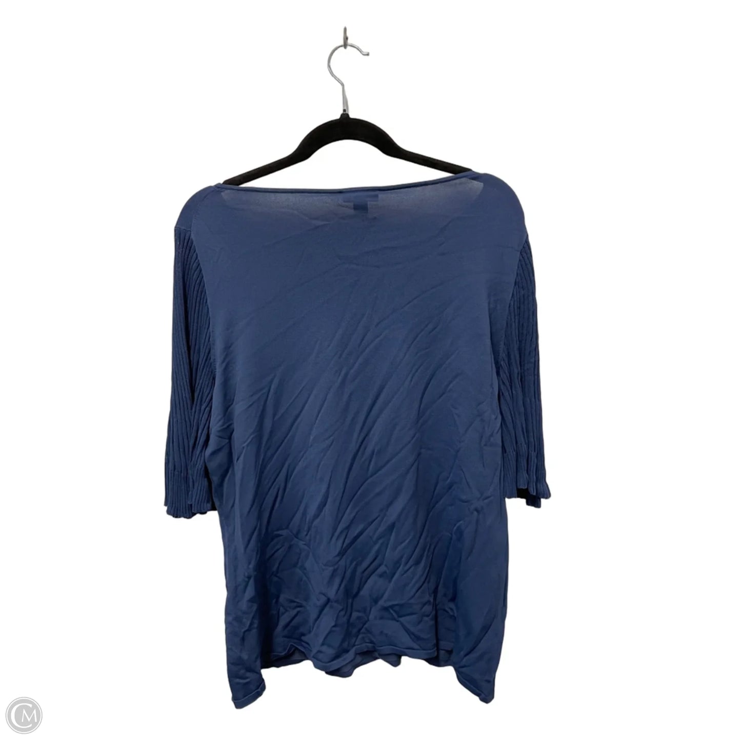 Top Short Sleeve By Carlisle In Navy, Size: Xl
