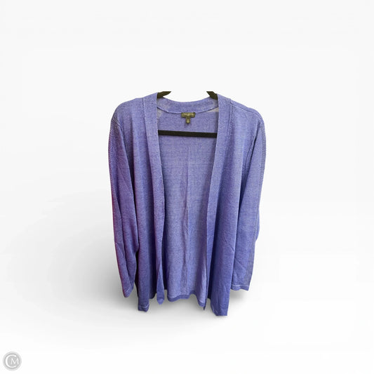Cardigan By Talbots In Blue, Size: 2x
