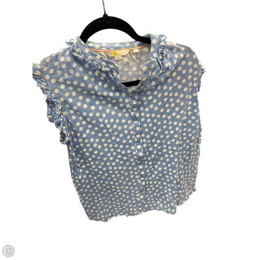 Top Sleeveless By Boden In Polkadot Pattern, Size: 10p
