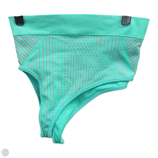 Athletic Bra By Fabletics In Green & Grey, Size: Xs