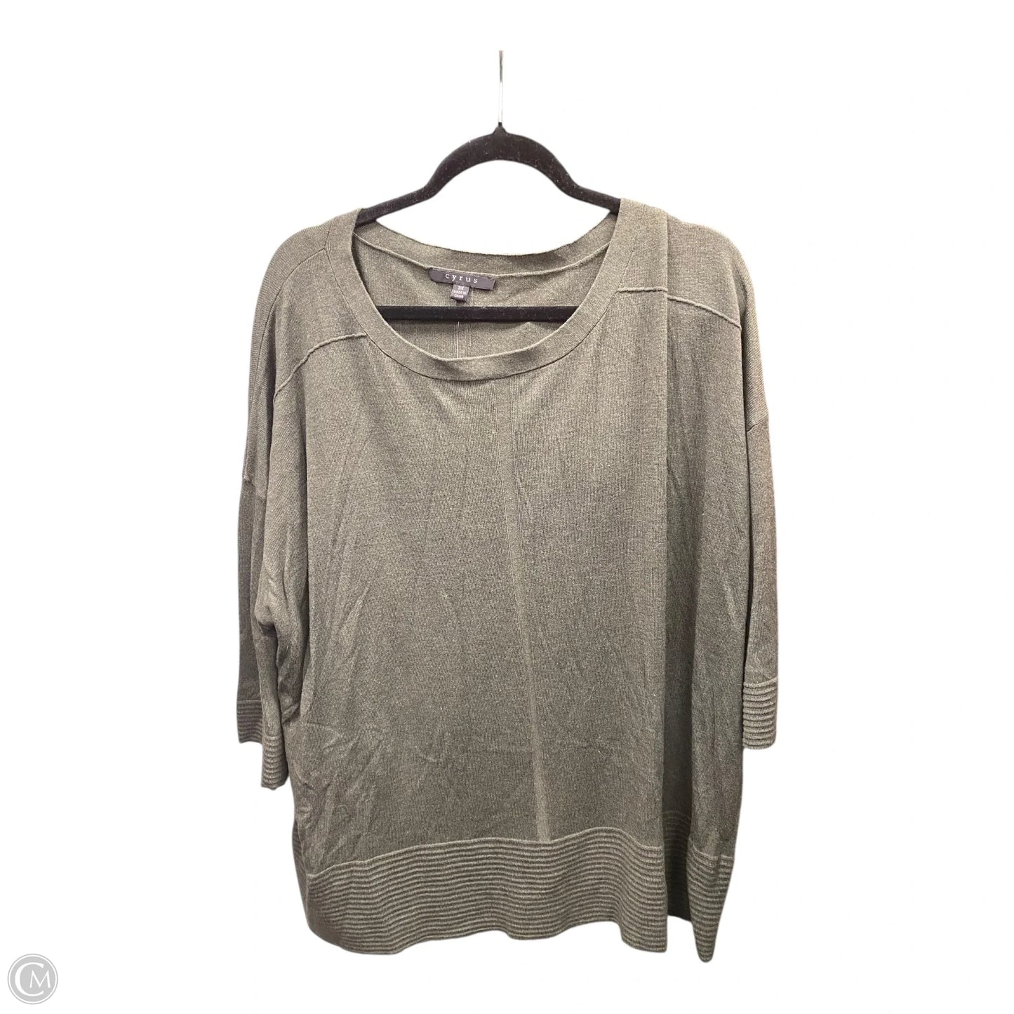 Sweater By Cyrus In Green, Size: 3x