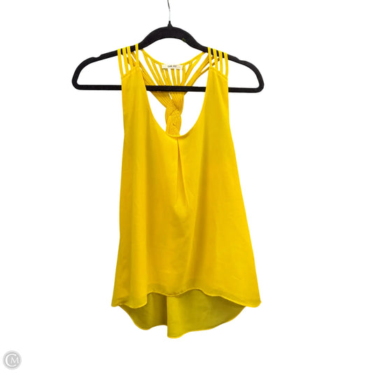 Top Sleeveless By Clothes Mentor In Yellow, Size: S