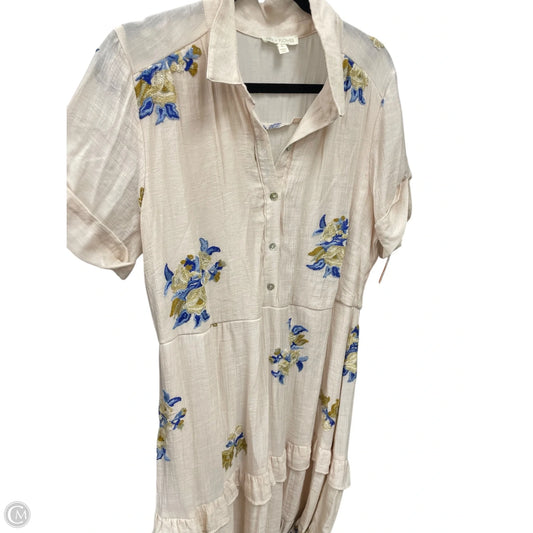 Dress Casual Maxi By Figuero & Flower In Floral Print, Size: Xl