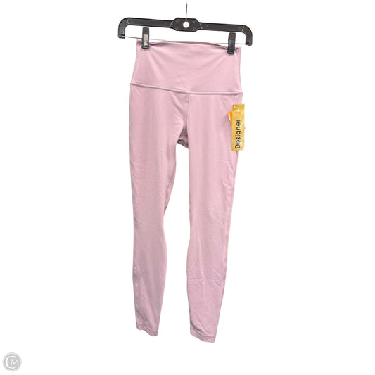 Athletic Leggings By Lululemon In Pink, Size: 4