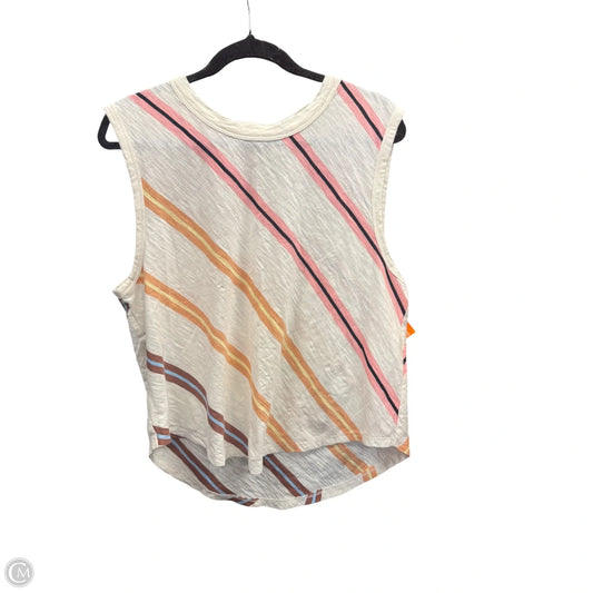 Top Sleeveless By Lou And Grey In Striped Pattern, Size: L