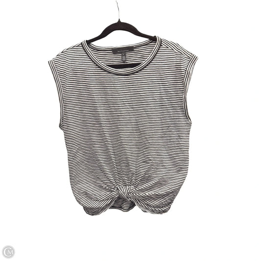 Top Sleeveless By White House Black Market In Striped Pattern, Size: L