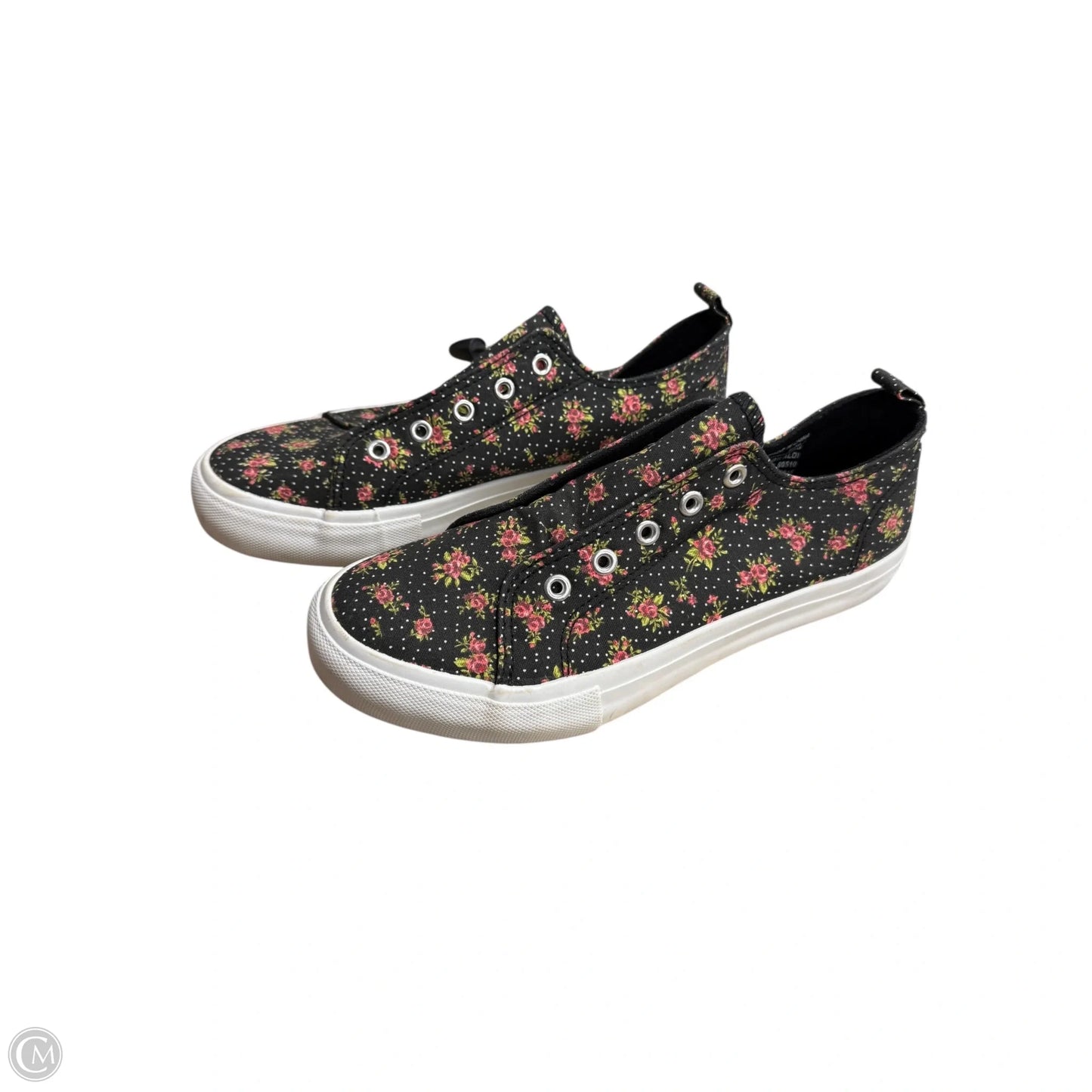 Shoes Sneakers By Serra In Floral Print, Size: 7