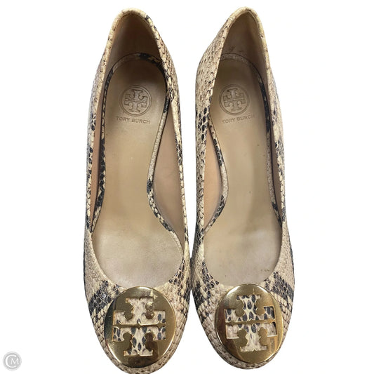 Shoes Designer By Tory Burch In Snakeskin Print, Size: 7.5
