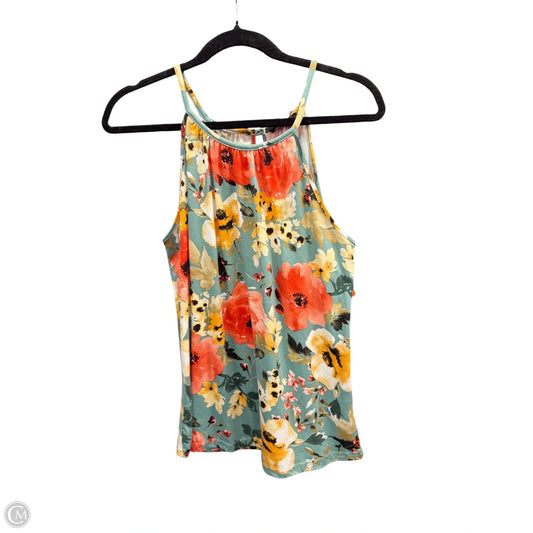 Top Sleeveless By Papermoon In Floral Print, Size: S
