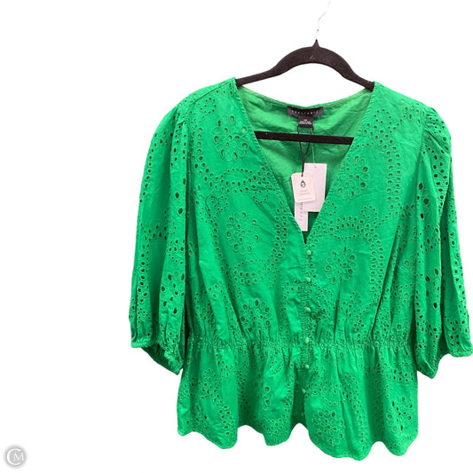 Top 3/4 Sleeve By Sanctuary In Green, Size: 2x