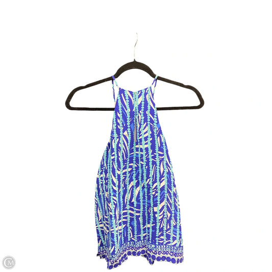 Top Sleeveless Designer By Lilly Pulitzer In Nautical Print, Size: S