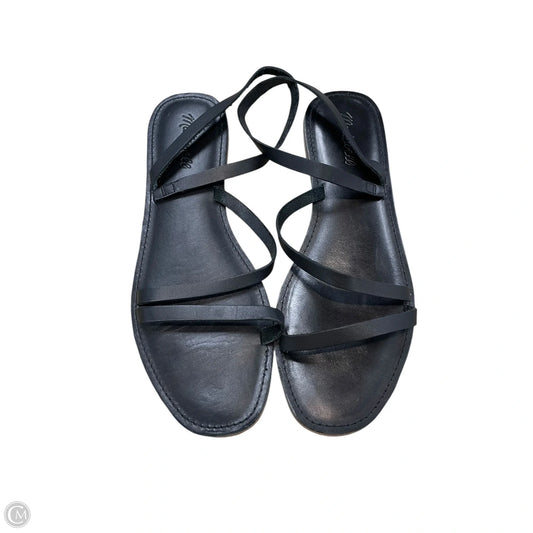 Sandals Flats By Madewell In Black, Size: 10