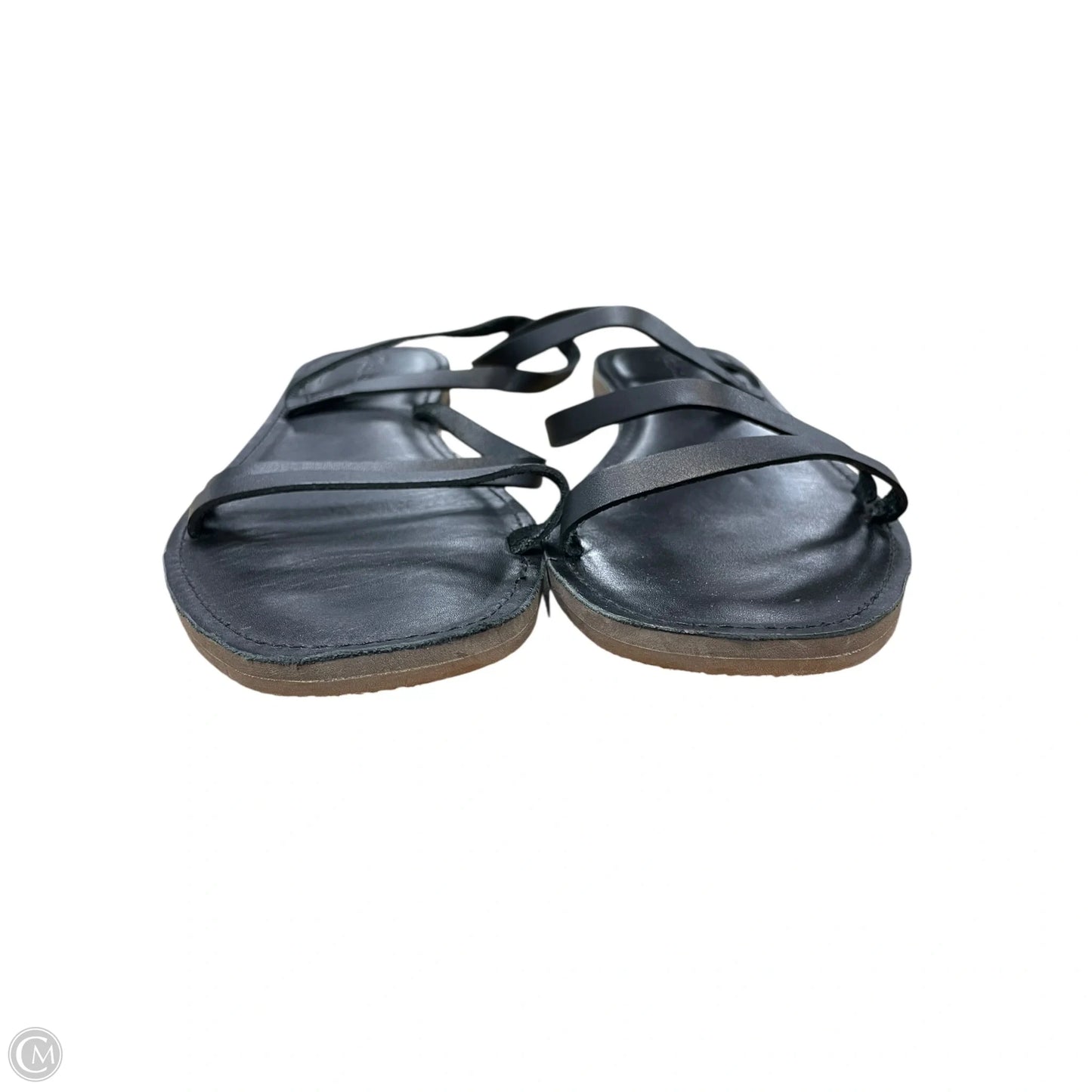 Sandals Flats By Madewell In Black, Size: 10