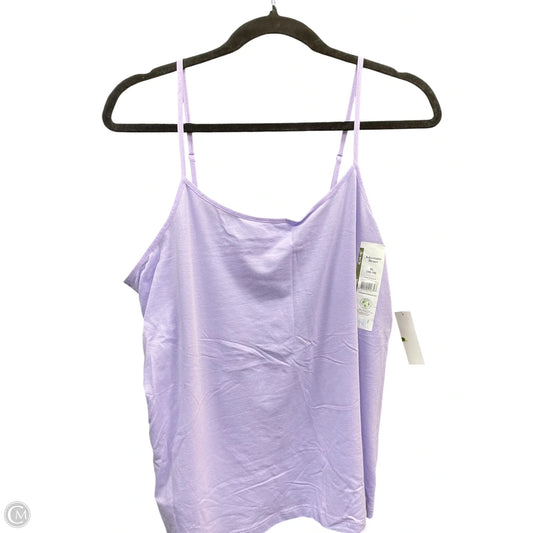 Tank Top By Time And Tru In Purple, Size: Xl