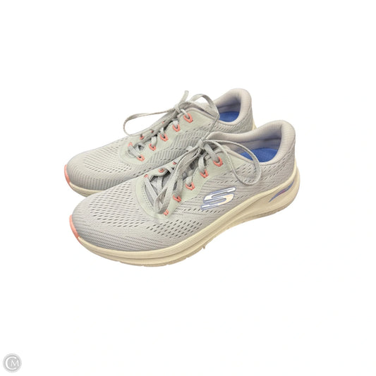 Shoes Athletic By Skechers In Grey, Size: 9.5