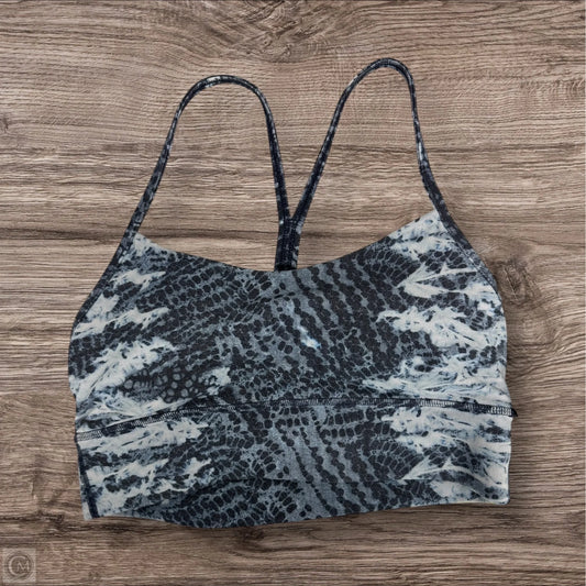 Athletic Bra By Lululemon In Tie Dye Print, Size: 8