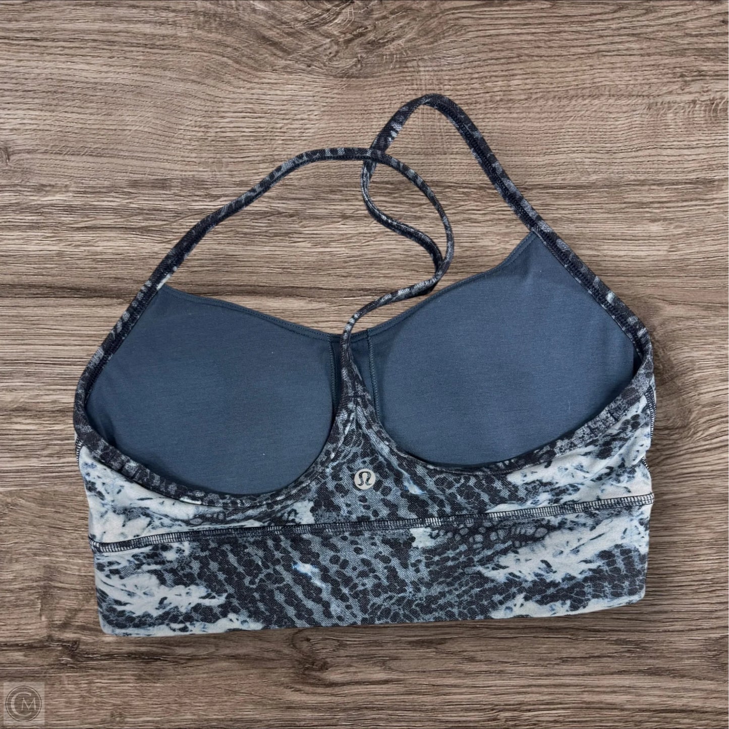 Athletic Bra By Lululemon In Tie Dye Print, Size: 8
