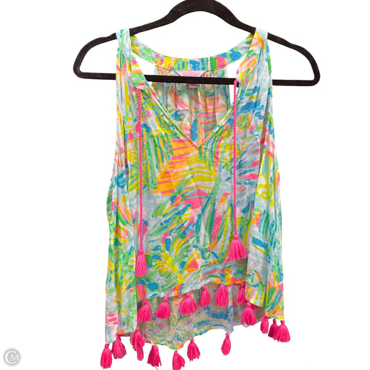 Top Sleeveless Designer By Lilly Pulitzer In Multi-colored, Size: M