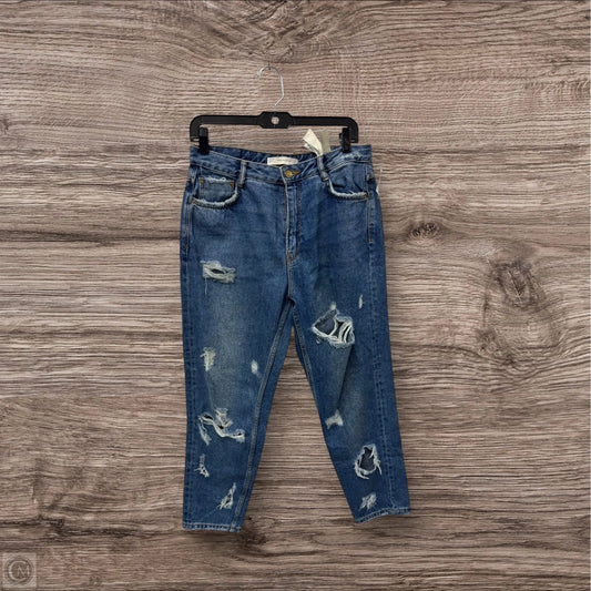 Jeans Skinny By Zara In Blue, Size: 8