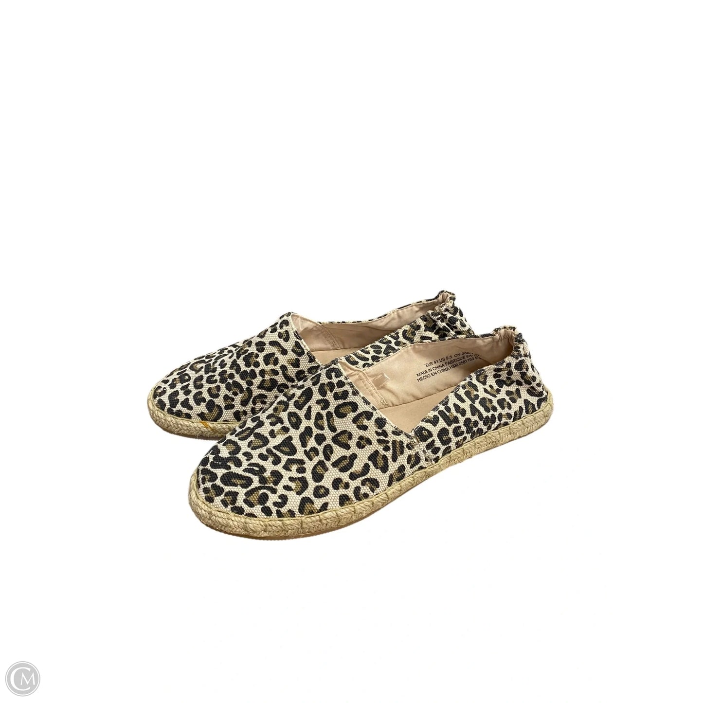 Shoes Flats By H&m In Animal Print, Size: 9.5