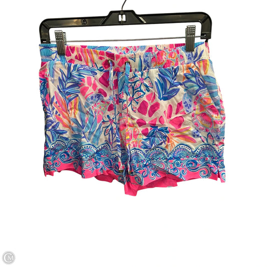 Shorts Designer By Lilly Pulitzer In Blue & Pink, Size: S