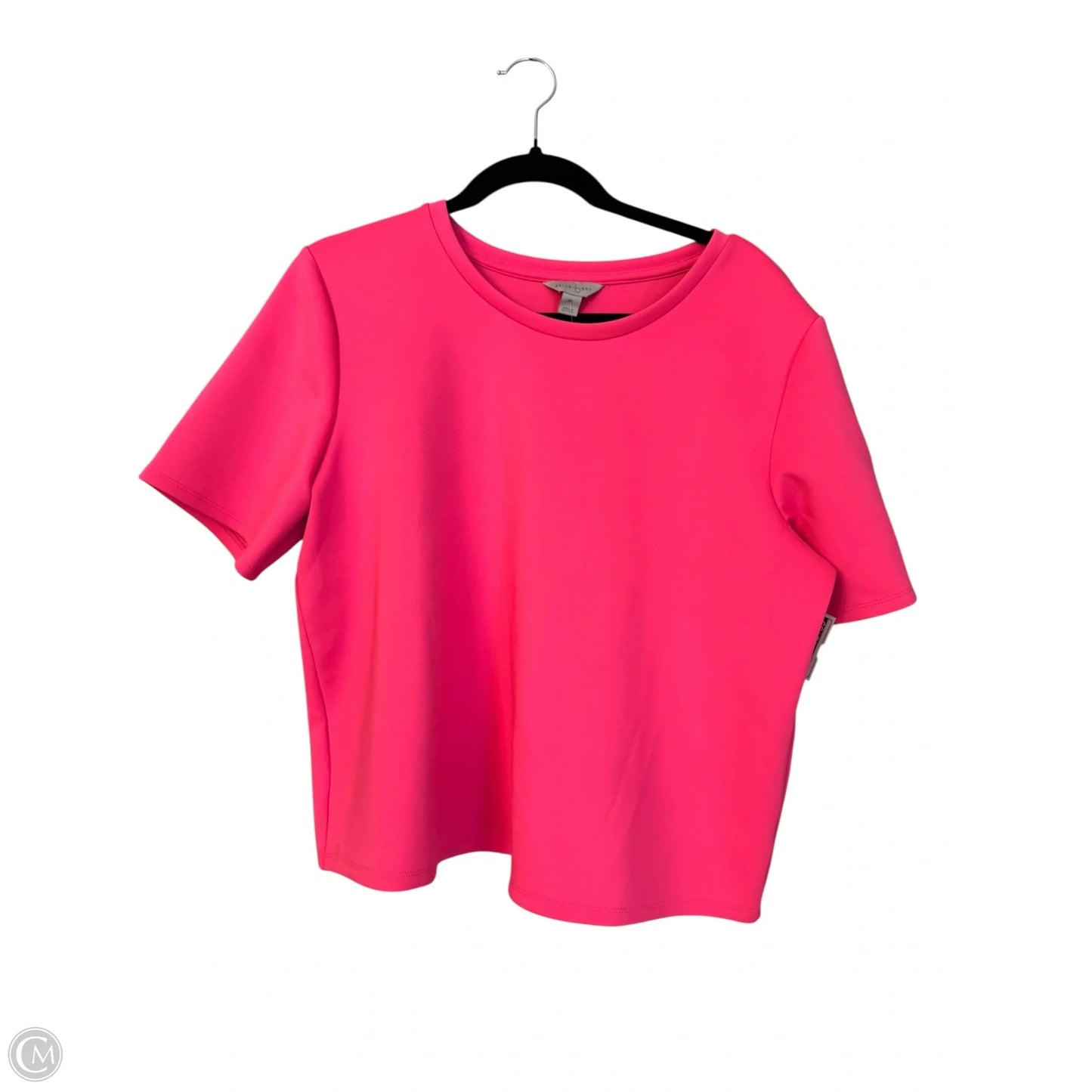 Top Short Sleeve By Belle + Sky In Pink, Size: Xl