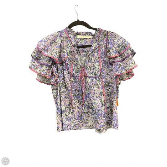Top Short Sleeve By Marie Oliver In Multi-colored, Size: M