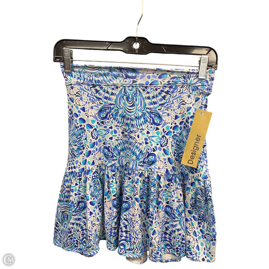 Skirt Designer By Lilly Pulitzer In Blue & White, Size: Xxs