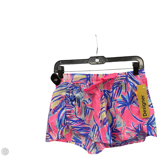 Shorts Designer By Lilly Pulitzer In Green & Pink, Size: 8