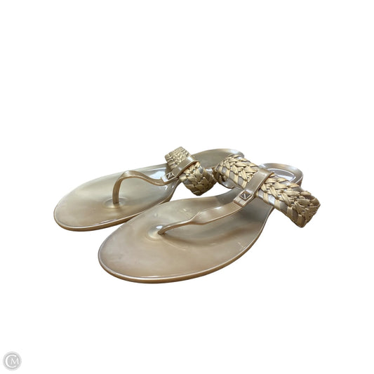 Sandals Flats By Jack Rogers In Gold, Size: 9