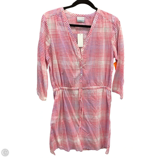 Dress Casual Short By Columbia In Checkered Pattern, Size: M