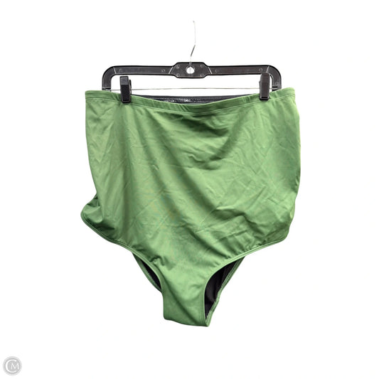 Swimsuit Bottom By Clothes Mentor In Green, Size: Xl