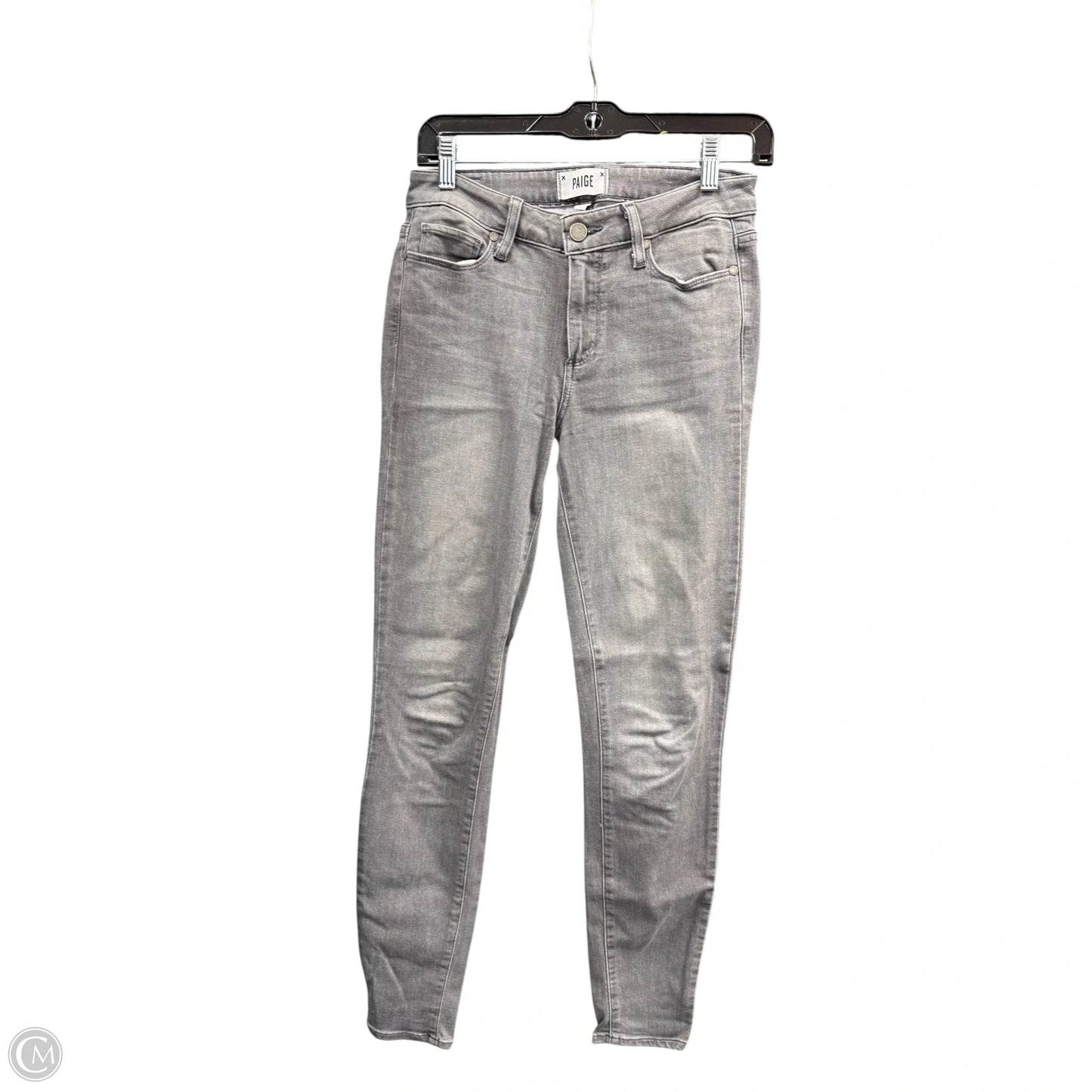 Jeans Skinny By Paige In Grey, Size: 4