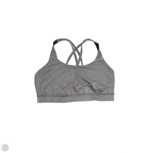 Athletic Bra By Lululemon In Grey, Size: 8
