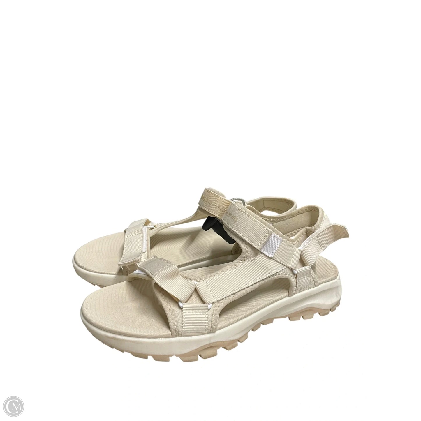 Sandals Heels Platform By Dream Pairs In Cream, Size: 11