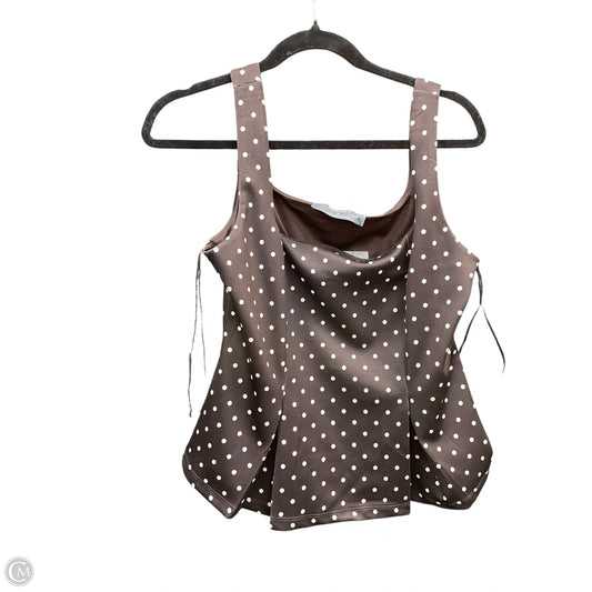 Top Sleeveless By Primark In Polkadot Pattern, Size: M