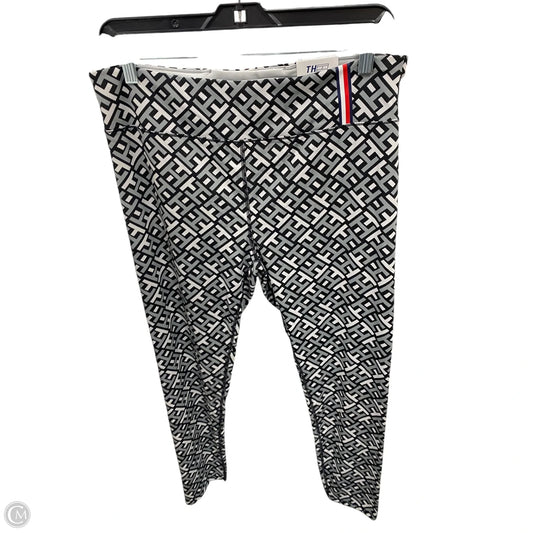 Athletic Leggings By Tommy Hilfiger In Multi-colored, Size: Xl