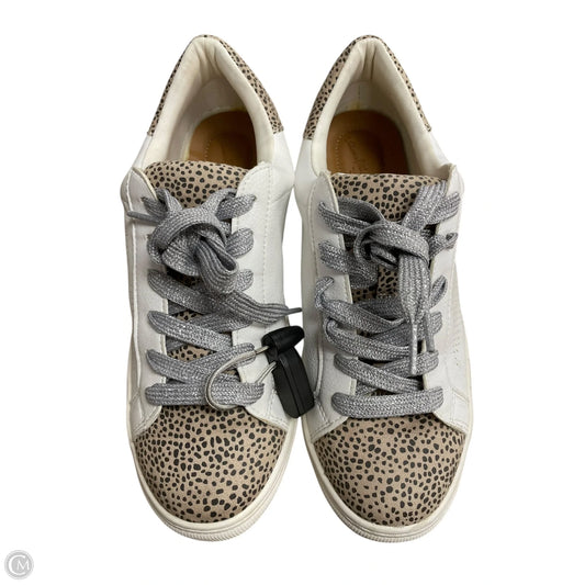 Shoes Sneakers By Universal Thread In Cream & Tan, Size: 10